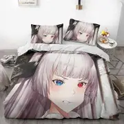o595 Reincarnated- Slime -Anime- Duvet Cover Set - 3D Digital -Print -Ultra-Soft Microfiber, 3 Piece- Bedding Set with Zipper -Closure,- Includes- 1 C