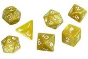 Power Rangers RPG Dice Set - Yellow (Set of 7)