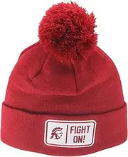Zephyr ZHATS Standard NCAA Officially Licensed Pom Beanie Patch Defer Team Color