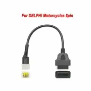 3 Pin OBD to OBD2 Diagnostic Tool Adapter Cable for Delphi Motorcycle New/Z1..
