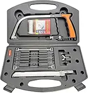 NanTun 13-in-1 Multifunction Hand Saw Set, Hacksaw Coping Saw Bow Saw Wood Saw Steel Saw for Wood, Metal, Plastic, Tile, Glass