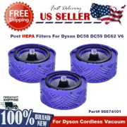 3 x Post Motor HEPA Filter for Dyson DC62 V6 Absolute Motorhead Cleaner 96674101