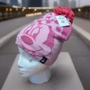 Neff Youth Icon Pom Beanie Pink Minnie Mouse Disney Collaboration NWT Kids
