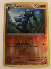 2016 pokemon Fates Collide reverse holo Riolu 46/124