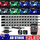 48LED RGB Car Interior LED Strip Lights USB Remote Control Neon Light Lamp Music