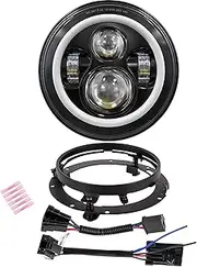 Motorcycle Headlight Motorcycle 7 inch Moto LED Headlight LED Auxiliary Fog Passing Light Lamp For Harley Touring Electra Glide