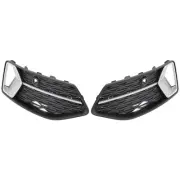 Pair Set of 2 Bumper Face Bar Grilles Front Driver & Passenger Side Left Right (for: Audi)