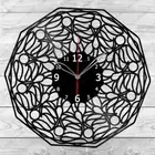 Vinyl Clock Abstract Vinyl Record Wall Clock Home Art Decor Handmade 6991