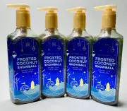 4 Bath & Body Works FROSTED COCONUT SNOWBALL Creamy Luxe Hand Soap Wash