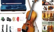Violin Acoustic Violin Fiddle Kit Professional Solid Wood Violin Unique Maple