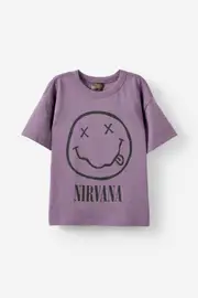 [Cotton On Kids] Cotton On Kids - Licensed Drop Shoulder Short Sleeve Tee - Lcn mt dark mauve/nirvana 5 LCN MT DARK MAUVE/NIRVANA