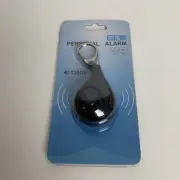 Personal Alarm Keyring 130 DB Loud Siren Alarm Black NWOT Protection Women