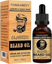 Beard Growth Oil - Mens Beard Growth Oil,Beard Essential Oil Beard Grooming Balm, Beard Conditioner Beard Softener, Beard Grooming Oil Husband Birthday Gift, 30ml