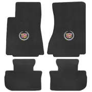Lloyd - Velourtex Ebony 4PC Mats For 2008-2013 Cadillac CTS 2WD w/ Cadillac Logo