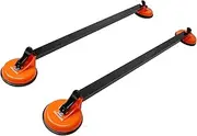 Car Roof Rack Cross Bars, 2Pcs 36.22 Inch Square Steel Tube Suction Mount Rooftop Cargo Luggage Carrier Bars, Universal Multifunctional Car Luggage Rack for SUVs, Sedans and