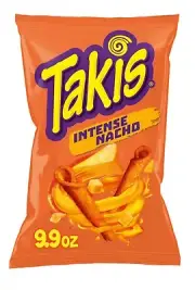 New Limited Edition Takis Intense Nacho Tortilla Corn Crunch Sticks 9.9oz