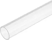 sourcing map Acrylic Pipe Rigid Round Tube Clear 24 mm ID 28mm OD 305mm for Lamps and Lanterns,Water Cooling System