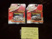 JOHNNY LIGHTNING SET OF 2 1981 JEEPS JEEP WAGONEER #JLCJ2016