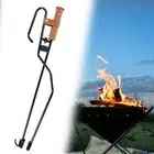 Fireplace Tongs Carbon Cooking Oven Kitchen Fire Pit Log Grabber Grill Tongs