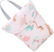 OFFIGAM Portable Diaper Bag with Dual Pockets for Travel and Storage Nappy Organizer for Diapers and Essentials for Parents the Go