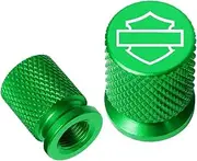 Compatible with Harley Pan America ADV 1250 PA1250 PANAMERICA Special Motorcycle Wheel Tire Parts Valve Stem Caps Cover Accessories(Green)