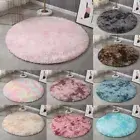 Round Tie-Dye Non-slip Rugs Floor Living Room Bedroom Rug Shaggy Mat Soft Carpet