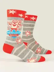 Handsome Devil - Men's Crew Socks - BlueQ