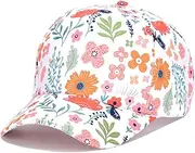 [Julerwoo] Kids Baseball Cap Cartoon Graphic Adjustable Cap Sun Hat for Boys Girls
