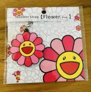 Takashi Murakami Flower Rubber Strap Pink Japan Limited Kaikai Kiki