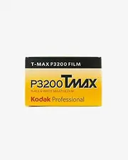 Kodak Professional T-Max P3200 Black and White Negative Film, 35mm Roll Film, 36 Exposures