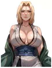 1791 Tsunade Sticker, Waterproof, Laminated, Waifu, Sexy