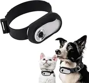 Pet Collar Camera, 1080P Camera for Dogs Cats with LCD Display, 170° Wide Angle, 5 Minutes Video Recording, 3 Hours Battery Life, Mini Action Camera for Video Records