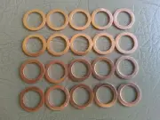 SAAB OIL DRAIN PLUG COPPER CRUSH WASHER X20 MADE IN GERMANY $17.99 shipped