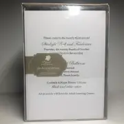Hortense B. Hewitt 100 Count Blank DIY Invitation Kit, White - (E2)