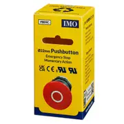 IMO Emergency Stop Button - Momentary Action - IP67 (BS3P14RED-O)