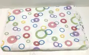 64" x 45" Geometric Circle Pattern Screen Print Cotton Duck