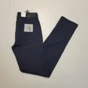 BRAX Chuck 31x34 Blue 5-Pocket Men's JEANS HI-FLEX Dark Denim Chino Stretch Pant