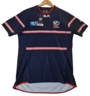 BLK USA Official 2015 World Cup Rugby Replica Jersey Men's Medium Blue NWT