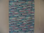 Cheater Quilt Top Material By The Yard,Flannel,CFL7,"Hannah Secret Popstar Princ