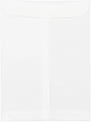 LUXPaper 9 x 12 Open End Envelopes | Clear Translucent | 30lb. Text | 50 Qty