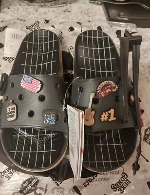 Luke Combs Crocs Classic Bootlegger Slide Black Size M7/W9