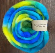 0. The Fool Tarot - Hand Painted Merino Roving Chime