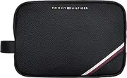 [Tommy Hilfiger] Toiletry Bag Cosmetic Bag Central Washbag One Size Black, Black
