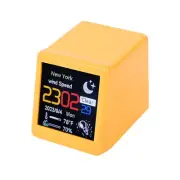 Smart Clock WIFI Weather Clock Screen Temperature&Humidity Desktop Decor Gift