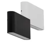 6w Lisse LED Wall Down only Light 240v Outdoor Havit Lighting - HV3643T-BLK-240V, HV3643T-WHT-240V