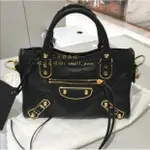 MIA二手 BALENCIAGA 巴黎世家 431621 CITY MINI小號 金扣 機車包 單肩包 斜跨包 手提包