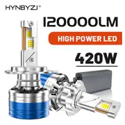 -120000lm420w 120000lm H7 H4 H11 Led Headlight High Power Canbus H1 H8 H9 9005 Hb3 9006 Hb4 9012 Hir2 Turbo Lamp 6000k Car Light 9005-HB3 -120000Lm