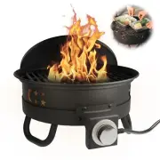 Portable Propane Gas Fire Pit, Firepits for Camping, Perfect for Travel, RV, ...