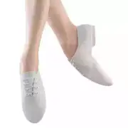 BLOCH Ladies Jazzsoft Leather Jazz Shoes in White, Size 5