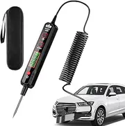 Test Light Automotive - Power Circuit Tester Probe 7-36V - Automotive Voltage Test Probe, Multi-Functional Vehicle Fuse Circuit Meter with LCD Display for Car Battery